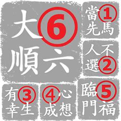 數字6吉祥話